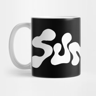 sunflow typography lettering Mug